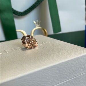 Pandora Rose Gold Spring Bloom with CZ’s and Toggle Charm